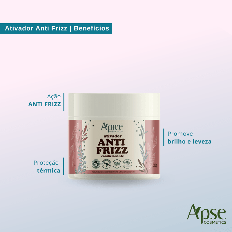 Kit Ativador Anti frizz e Creme Crespo + Power (2 itens)