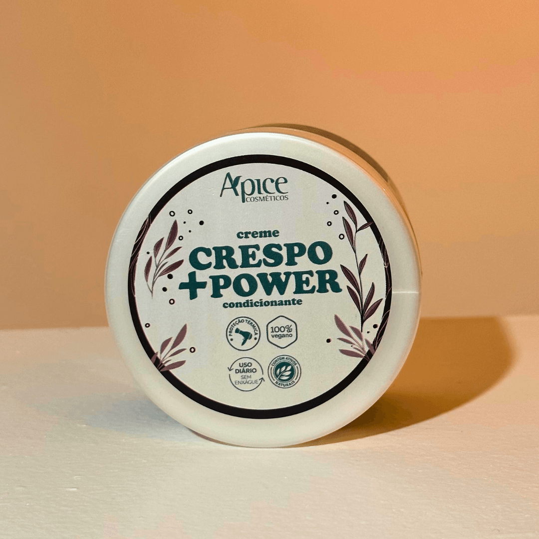 Creme de Pentear Crespo +Power 500g - No Poo / Low Poo - Ação Condicionante