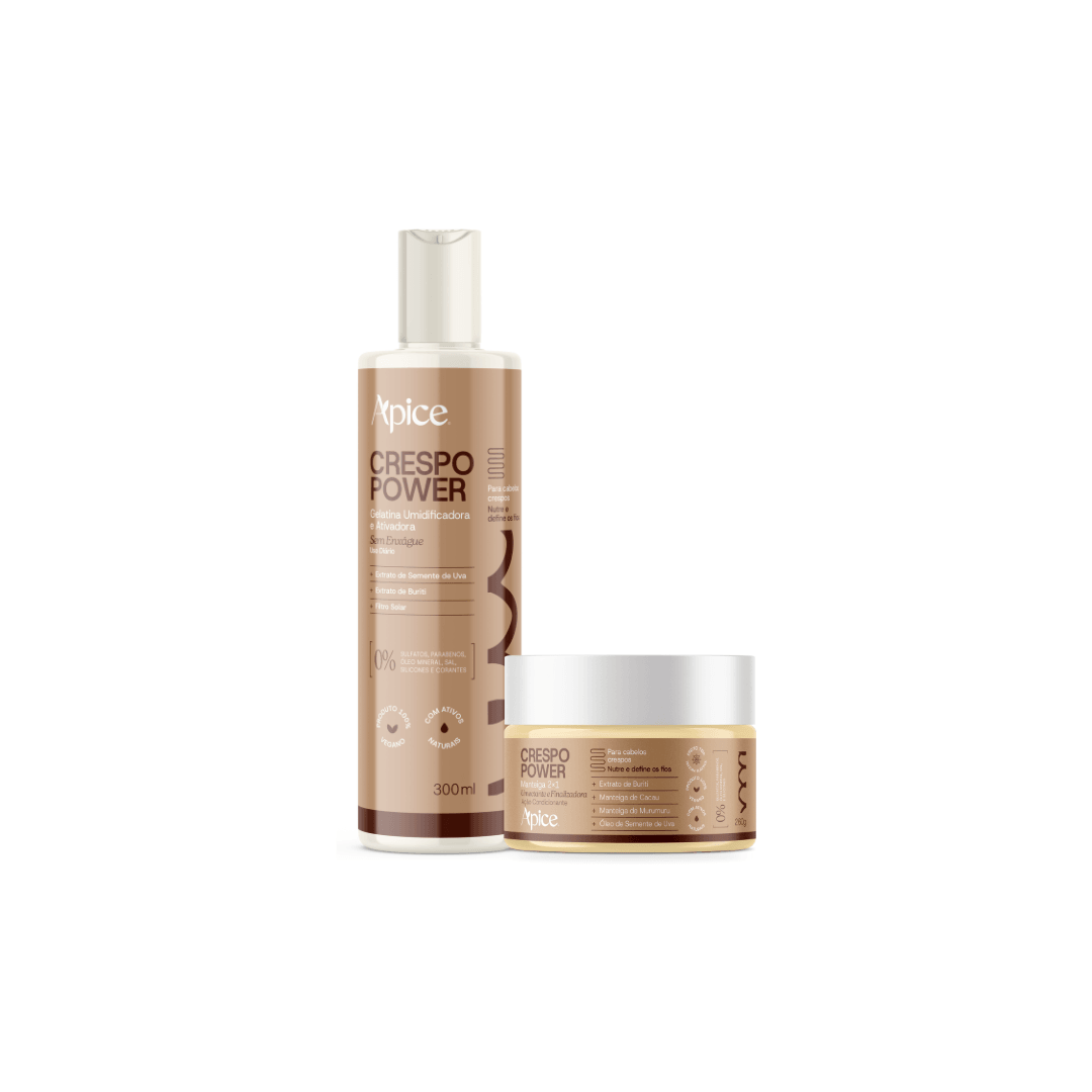 Kit Crespo Power - Gelatina e Manteiga (2 itens)