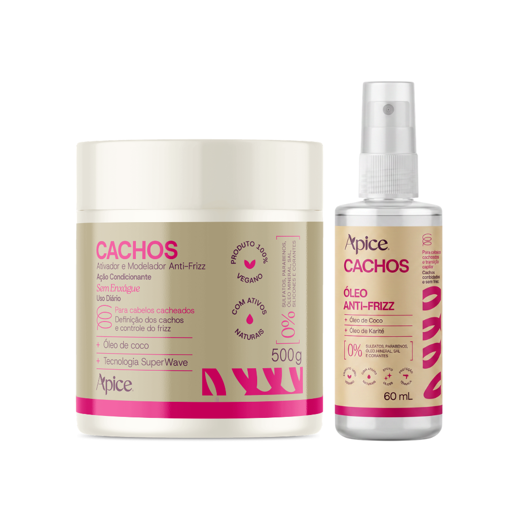 Kit Dupla Cachos - Ativador 500g e Óleo