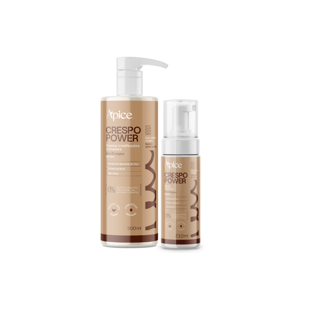 Kit Crespo Power Finalizadores - Mousse e Gelatina (2 itens)