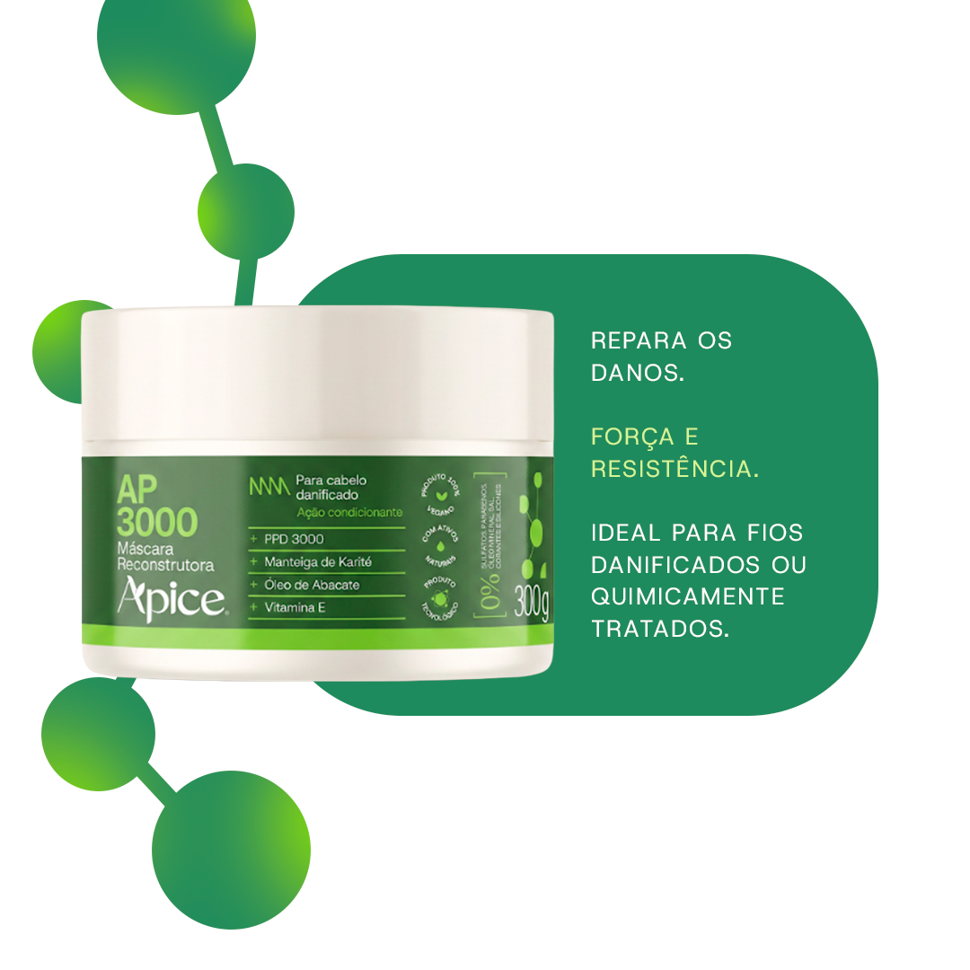 KIT RECONSTRUÇÃO COMPLETA - Máscara, Sérum e Leave in