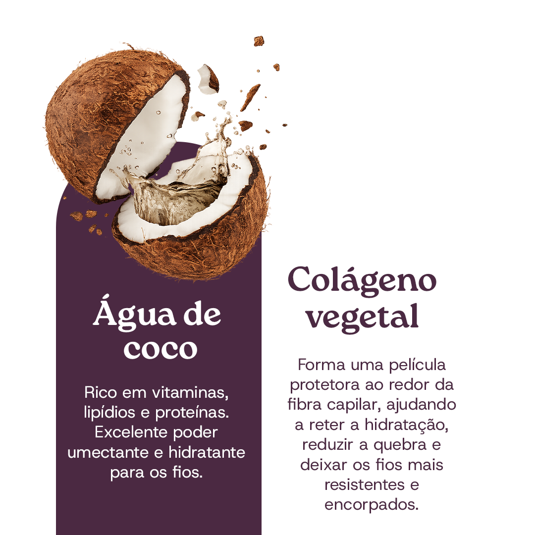 KIT CRESPO BRILHO INTACTO - Shampoo em óleo, Condicionador, Gelatina, Máscara e Creme de Pentear