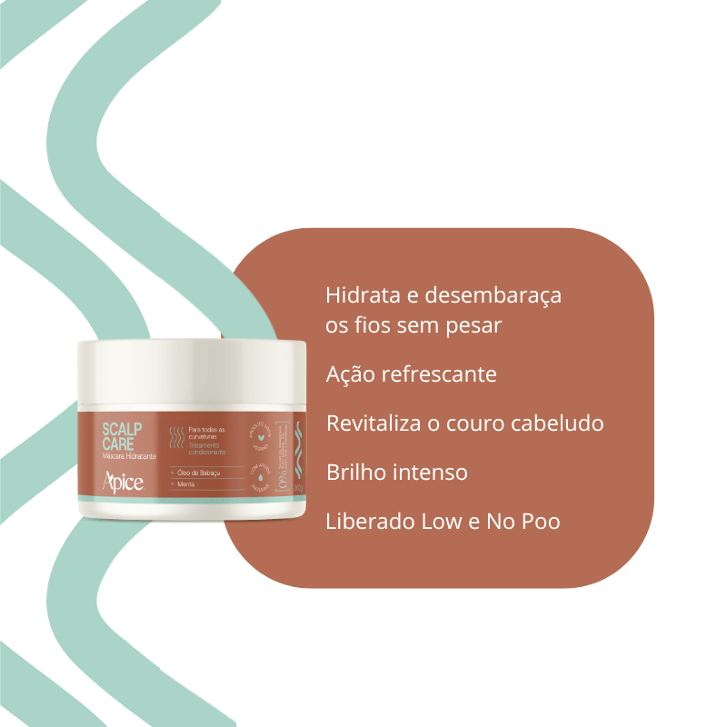 Kit Scalp Care - Shampoo em pasta, Condicionador, Máscara e Tônico (4 ITENS)