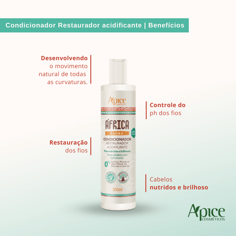 Condicionador África Baobá Restaurador 300 ml