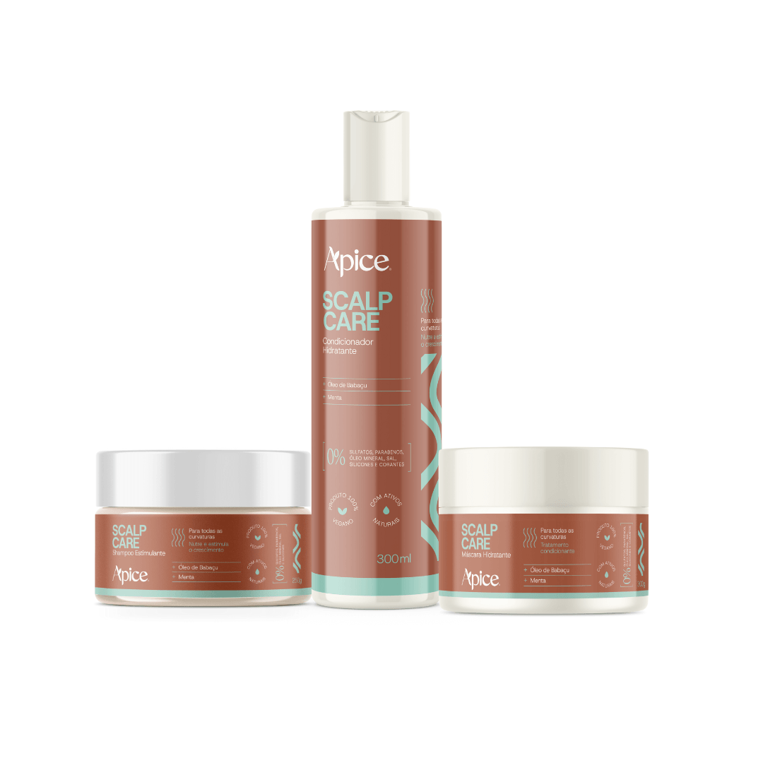 Kit Scalp Care - Shampoo em pasta, Condicionador e Máscara (3 itens)