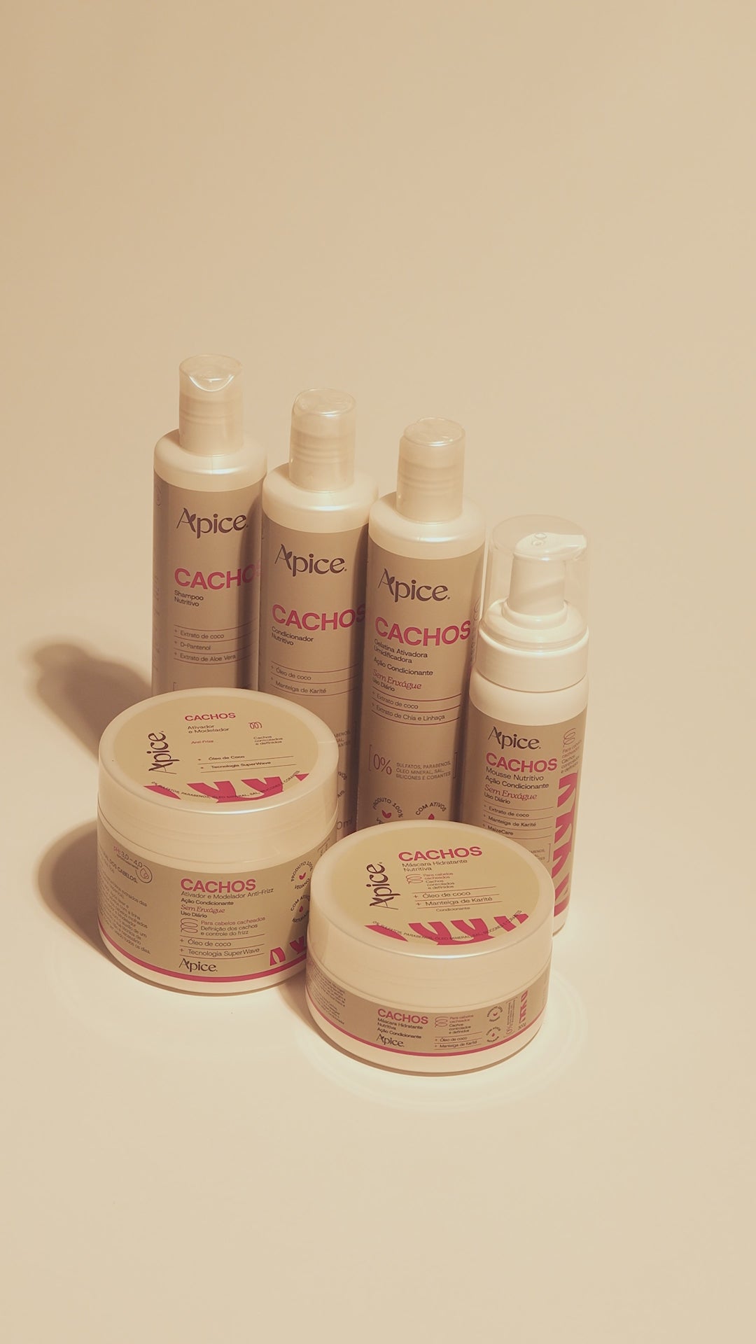 Mousse Nutritivo Cachos Essence 210 ml - Low Poo
