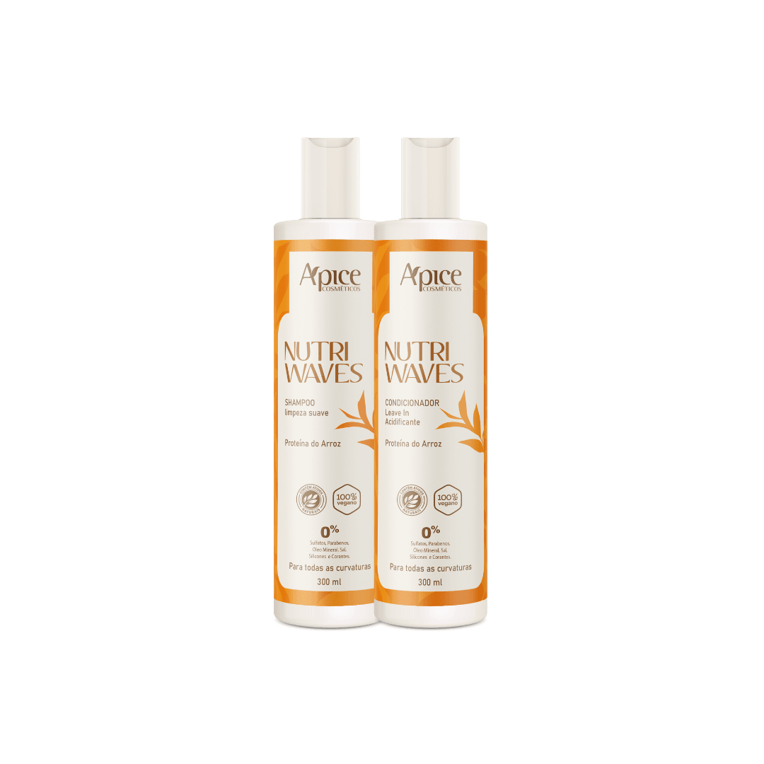 Kit Onduladas Nutri Waves Higienização - Shampoo e Condicionador (2 itens)