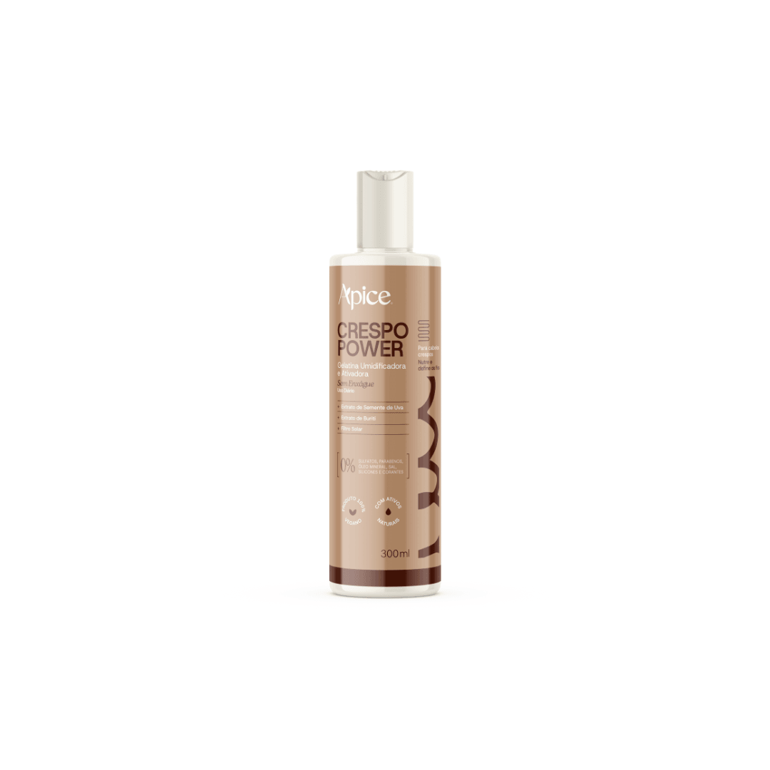 Gelatina Ativadora e Umidificadora Crespo Power 300ml - Ação Condicionante
